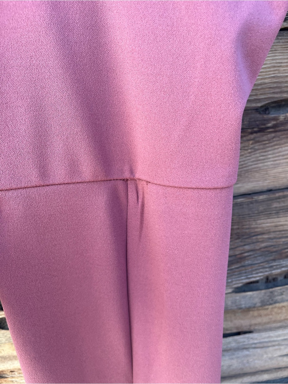 JOE & ELLE | Sleeveless V-Neck Mauve Rose Jumpsuit M - Picture 3 of 5